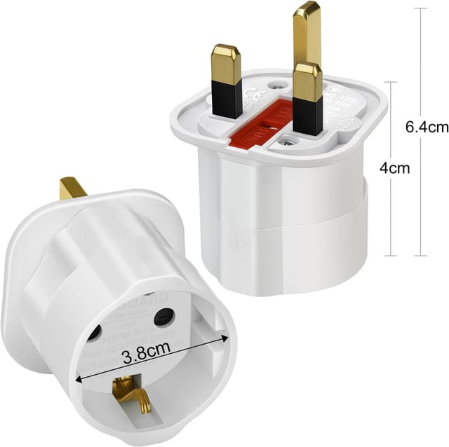 Thumbnail 4 de VGUARD European to UK 13A Adapter