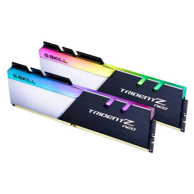 Detalle de G.Skill Trident Z Neo DDR4 3600 (32GB 2x16GB) CL18 para AMD Ryzen 3000 y X570