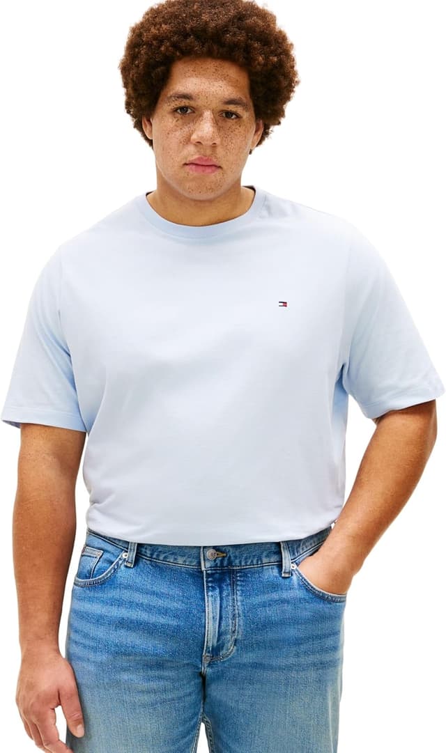 Detalle 2 de Tommy Hilfiger BT-Ess Seasonal Reg Solid Tee-b Mw0mw41233 maglietta S/S uomo