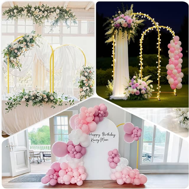 Thumbnail 6 de EMART 7.2FT Wedding Arch Backdrop Stand