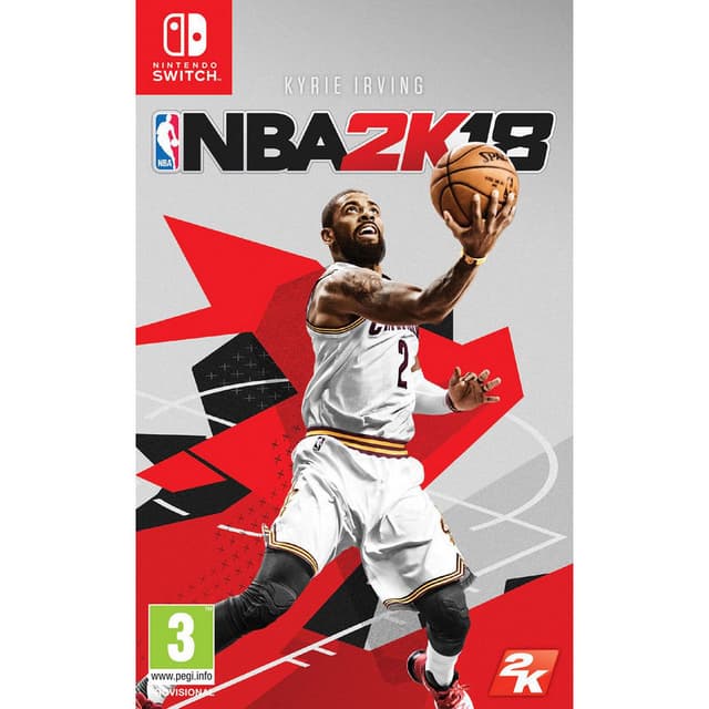 Detalle de NBA 2K18 Nintendo Switch, juego de baloncesto