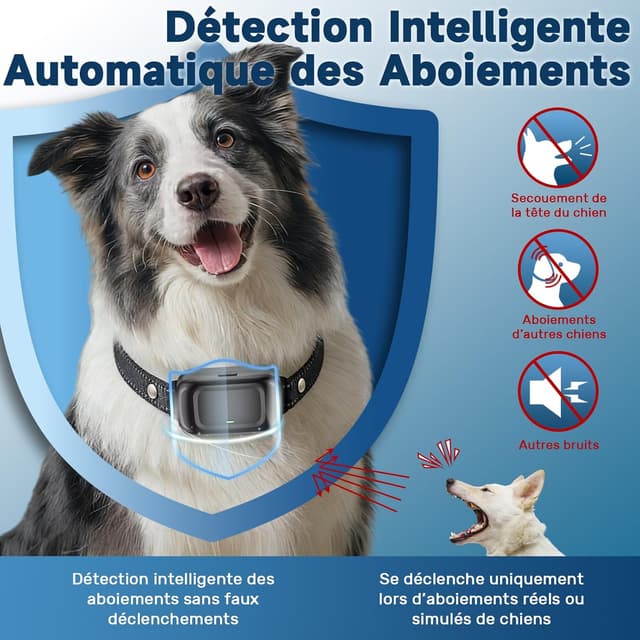 Thumbnail 2 de Collier antiâaboiement rechargeable 600 mAh đ