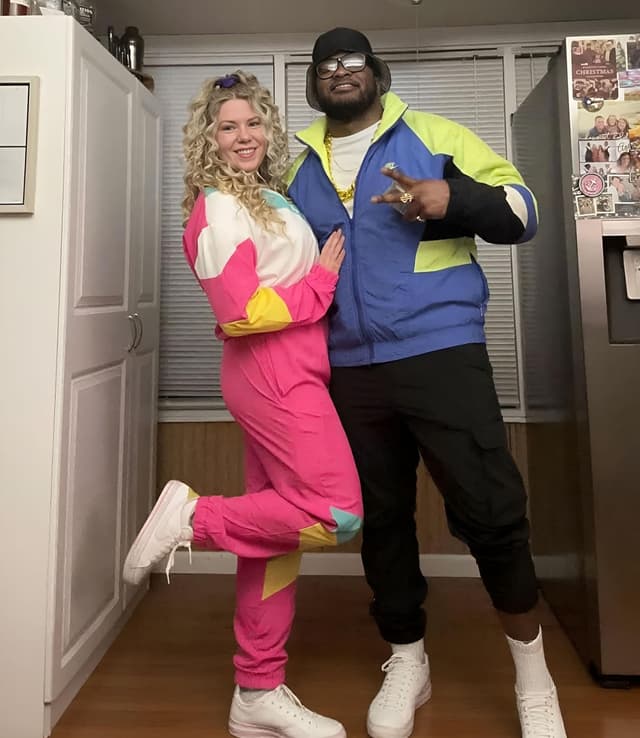 Detalle 2 de UOUA Women's Color Block Tracksuit Set