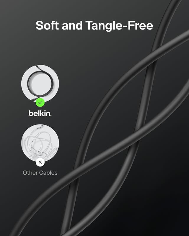 Thumbnail 4 de Belkin Eco USB-C to USB-C Cable (6.6ft, 60W) — Soft, Braided Fast Charging Cord