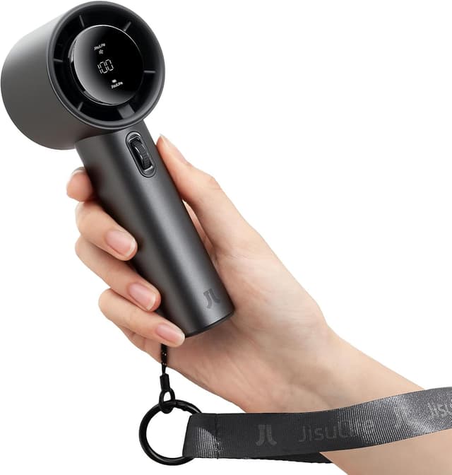Detalle de JISULIFE Handheld Fan Pro Series 5000mAh Portable Fan