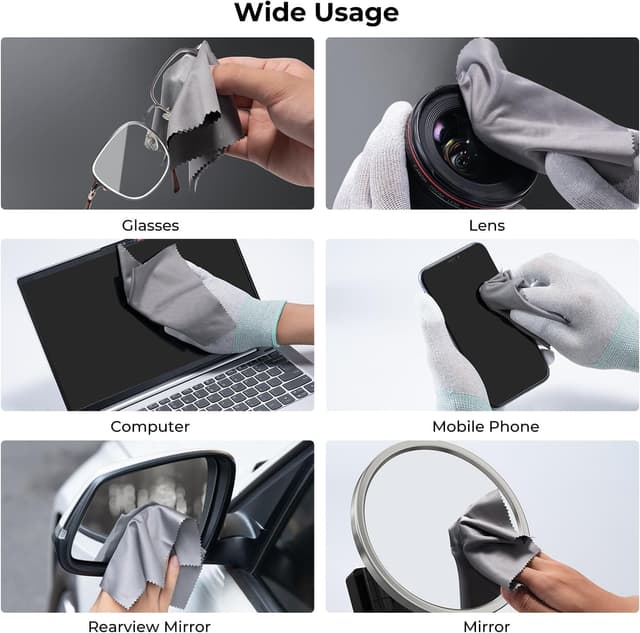 Thumbnail 6 de K&F CONCEPT 20 chiffons de nettoyage