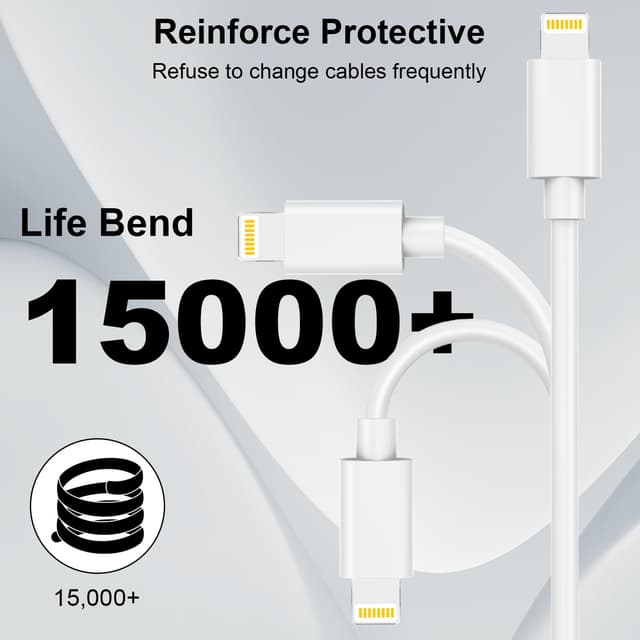 Detalle de USB-C to Lightning Cable 2M 2 Pack