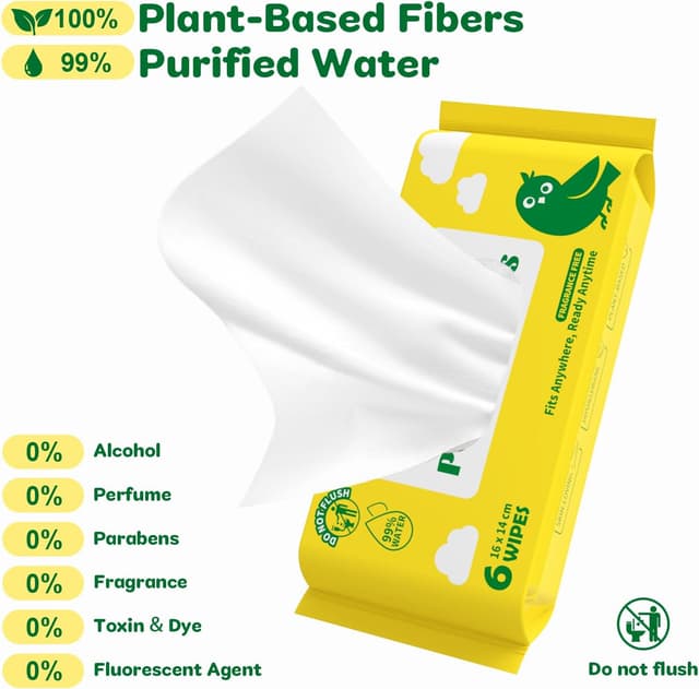 Detalle de Dorahoney lingettes voyage 24 lot