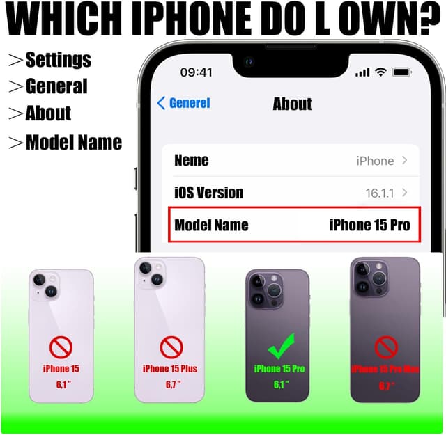 Detalle 2 de Zouzt iPhone 15 Pro wallet case, 2 in 1