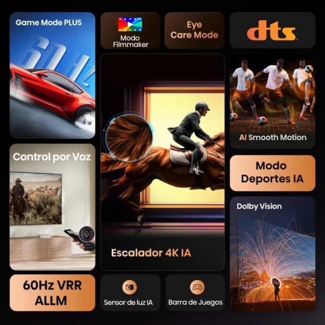 Detalle 2 de Hisense 50A6Q 50" UltraHD 4K Dolby Audio VIDAA