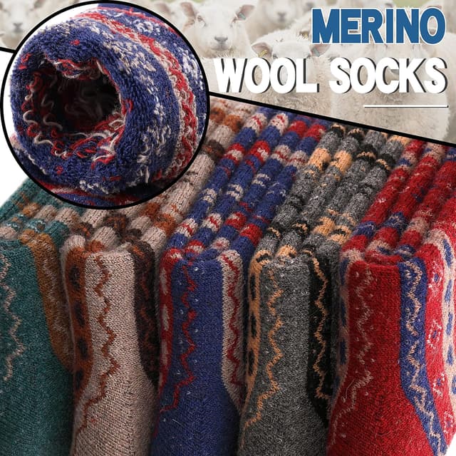 Thumbnail 5 de EBMORE Merino Wool Socks 5 Pairs