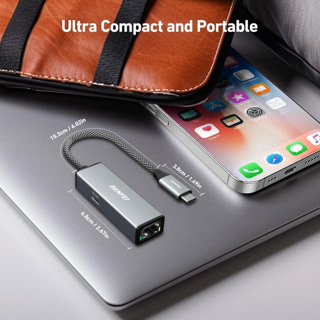 Thumbnail 6 de BENFEI USB-C to Ethernet Adapter 100W ๐
