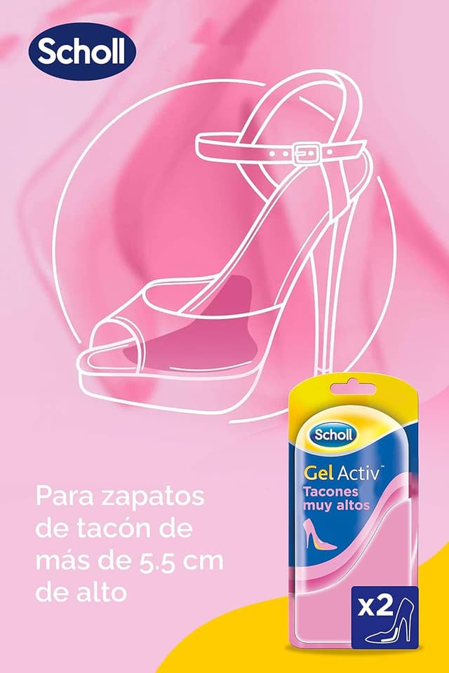 Detalle 2 de Scholl Plantillas GelActiv 2 unidades para tacón