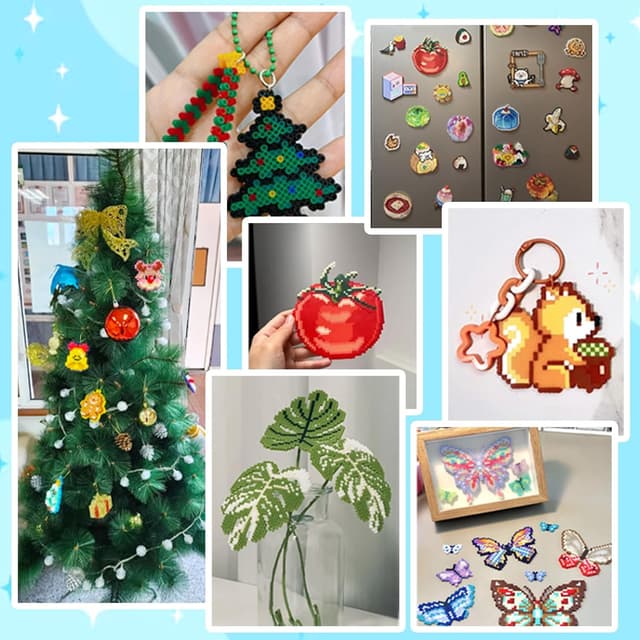 Detalle 1 de KIFHCMPR Bügelperlen Set 72 Farben, 5 mm