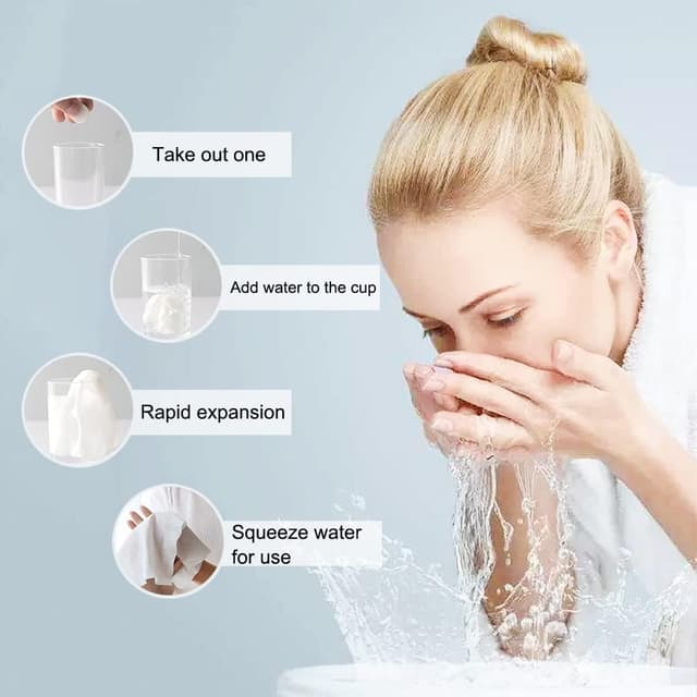 Thumbnail 6 de 100pcs Compressed Towels disposable travel wipes 🧻