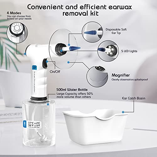 Thumbnail 3 de Elektrischer Ohrenschmalz-Entferner, 4 Modi