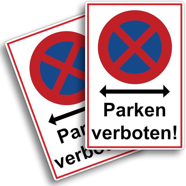 Detalle de STROBO Absolutes Halteverbot Schild 30x40