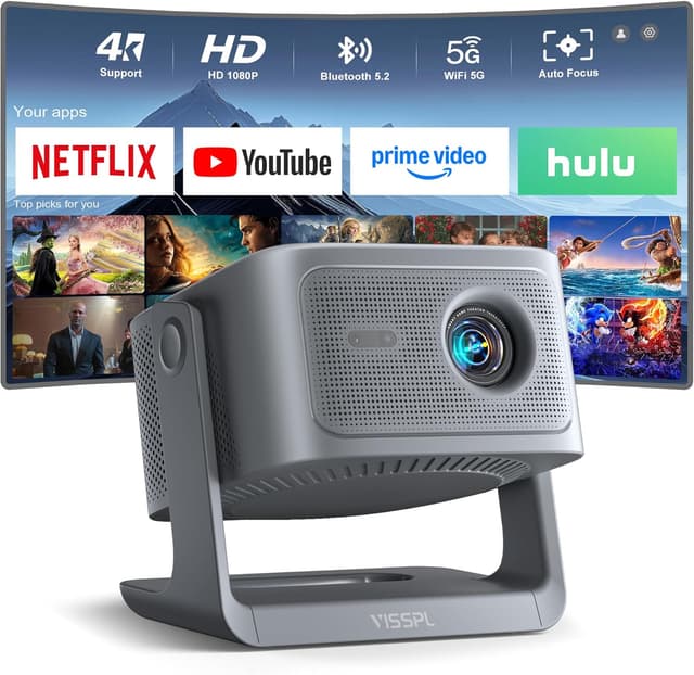 Imagen de VISSPL Smart 4K Projector 2200 ANSI en OfertitasTOP