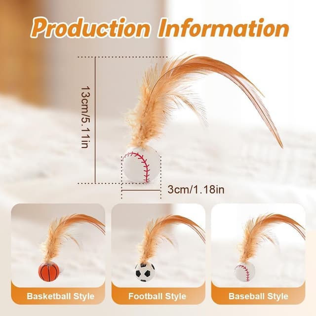 Thumbnail 1 de Katzenspielzeug Ball Set 12 Stück