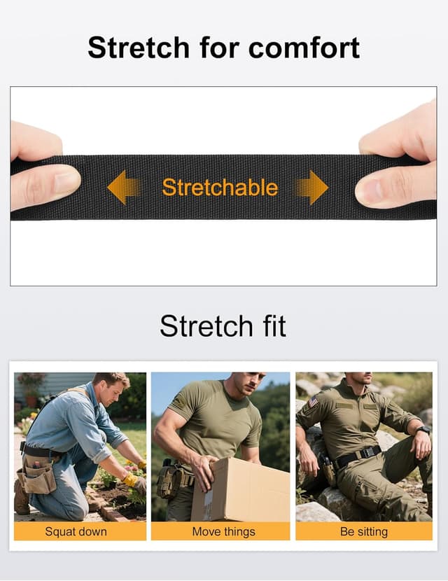 Detalle 2 de JUKMO Quick Release Tactical Belt 1.5" ⛑