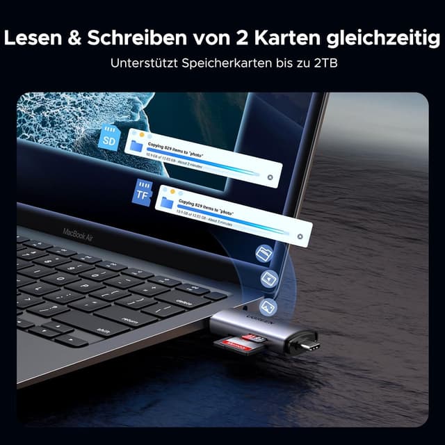Thumbnail 3 de UGREEN Kartenleser 5 Gbps