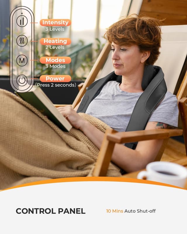 Thumbnail 6 de CooCoCo Cordless Neck Massager 6D Shiatsu