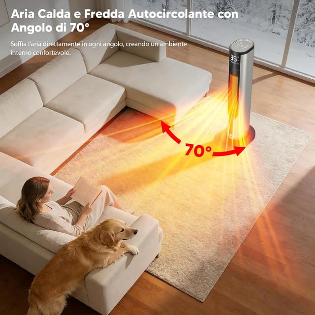 Detalle de Neqraxis Stufetta elettrica 2000 W