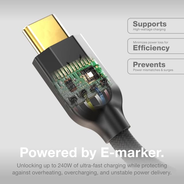 Detalle 2 de NOCO XGrid XC1 240W USB-C cable 🔌