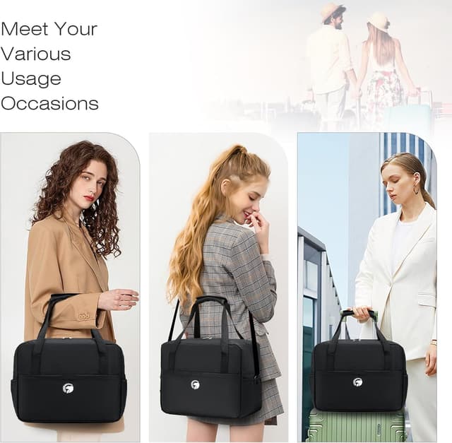 Detalle de SPAHER sac cabine avion 40x30x20 pliable imperméable 25 L, compartiments pour linge sec et humide