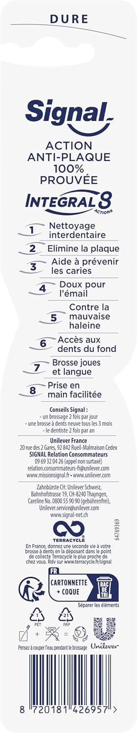 Thumbnail 2 de Signal Integral 8 Brosse à dents Soin complet lot de 12 🪥