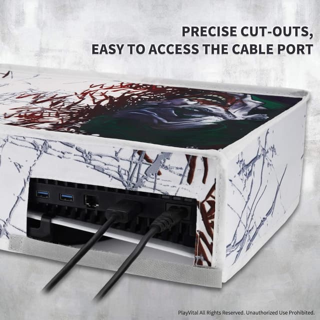 Detalle de PlayVital PS5 dust cover sleeve