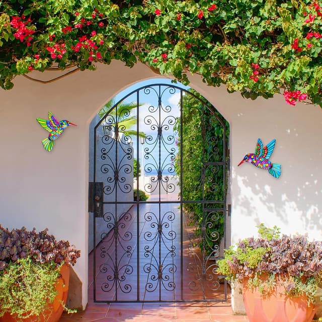 Thumbnail 6 de OFFCUP Métal Colibri Décoration Murale 2PCS