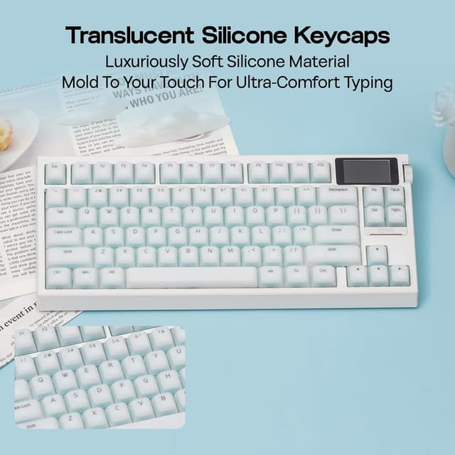 Thumbnail 4 de EPOMAKER AegisSil Silicone Cherry Keycap Set 113