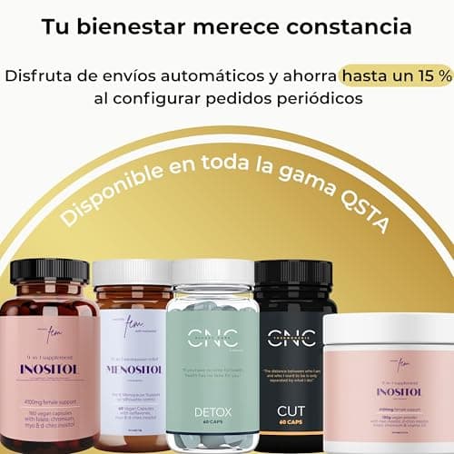 Detalle 2 de QSTA CUT Quemagrasas 60 cápsulas