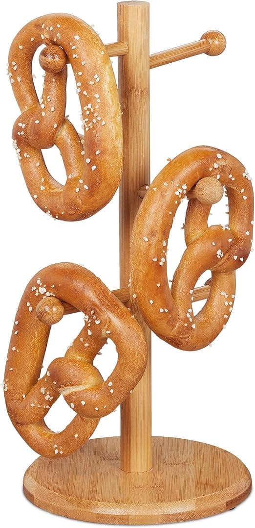 Detalle de Relaxdays Expositor 6 Brazos para Brezels y Donuts 🍩