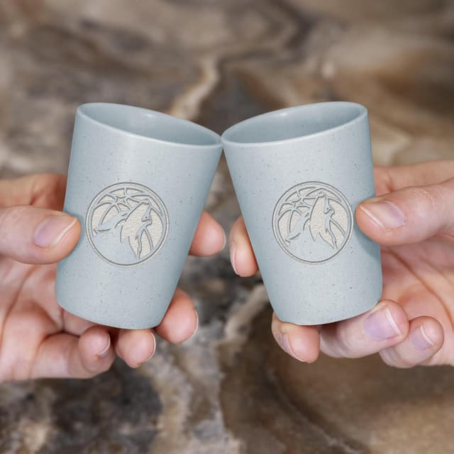 Detalle de Rico Industries NBA Unisex-Adult Modern 2oz Ceramic Shot Glass