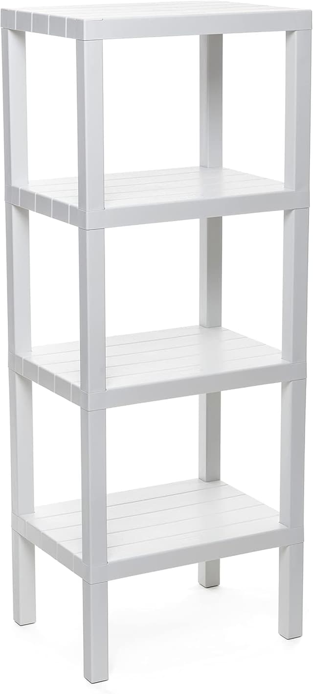 Imagen de Tatay Lombok Estantería Baño 4 Alturas Blanco en OfertitasTOP