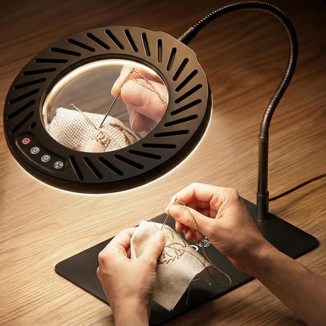 Detalle de ARTDOT 10X Lampe Loupe 144 LED 🔍