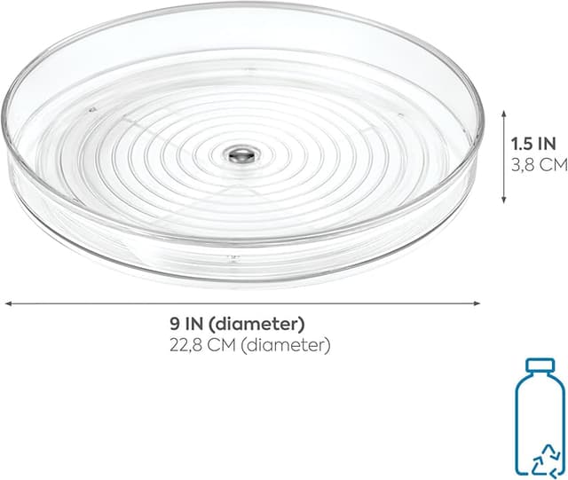 Thumbnail 1 de iDesign Plato giratorio especiero transparente pequeño
