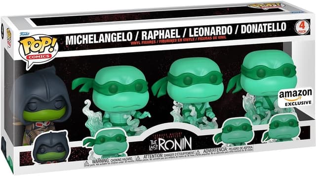 Detalle de Funko Pop TMNT Last Ronin Michelangelo 4-Pack