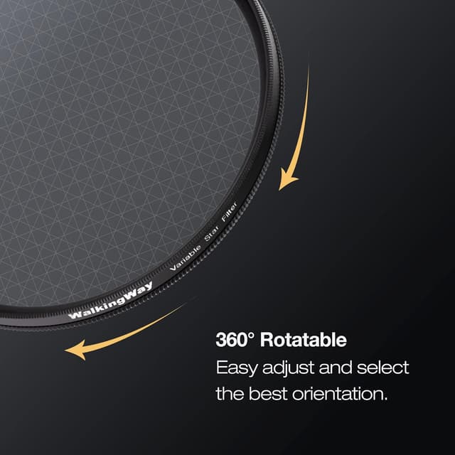 Detalle de Walking Way Starfilter 62 mm Kreuz 8 Punkte