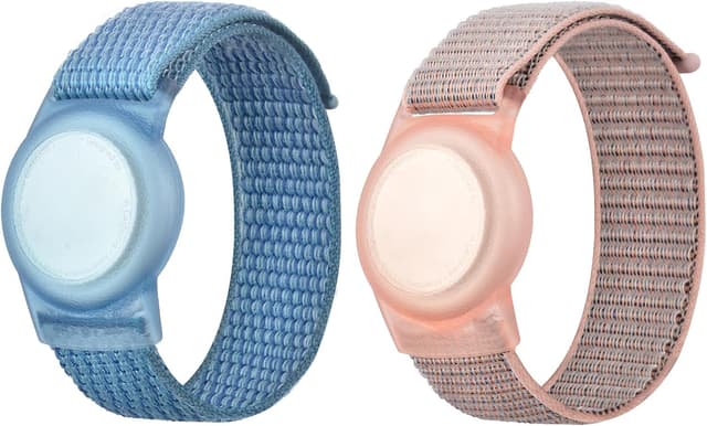Detalle de SinChic AirTag wristband for kids – adjustable nylon anti-lost band for toddlers