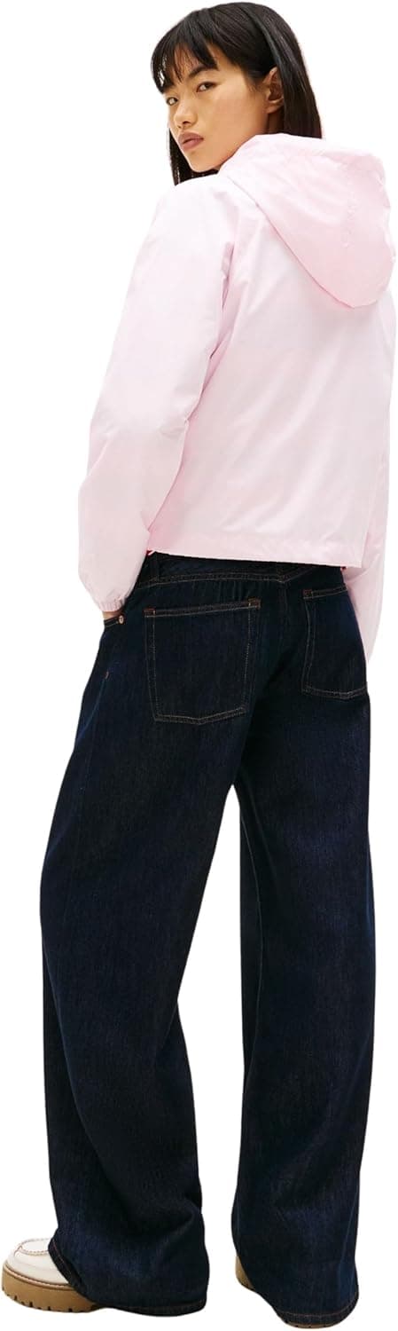 Detalle de Tommy Jeans Donna Giacca a vento Essential con cappuccio