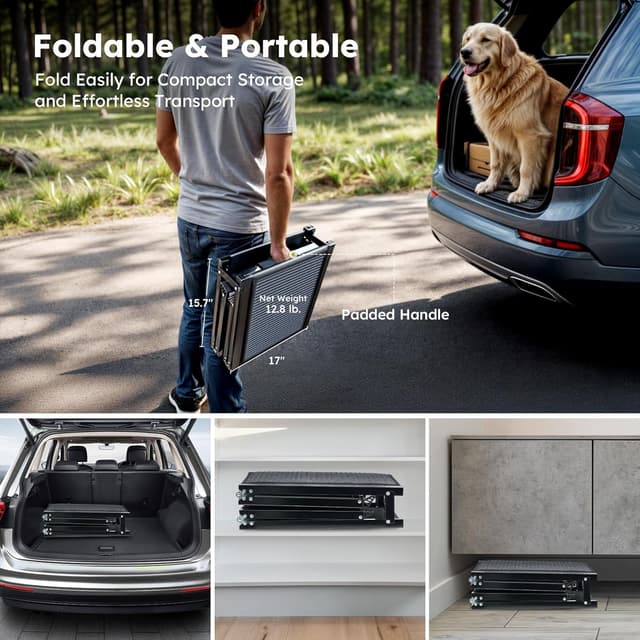 Detalle de CO-Z dog ramp 160 cm for 90 kg