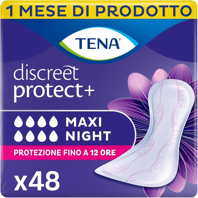 Detalle de TENA Discreet Maxi Night per perdite urinarie