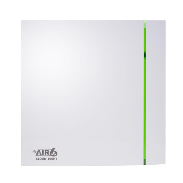 Thumbnail 6 de AIR 6 Cloud-100HT bathroom extractor fan with adjustable humidity sensor & timer (100mm ducting, IP45)