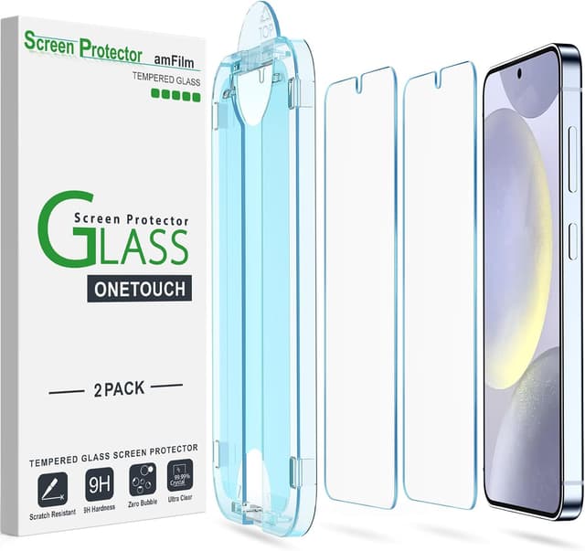 Thumbnail 6 de amFilm OneTouch Screen Protector 2-pack for Galaxy S25 FE
