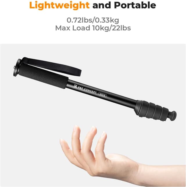 Thumbnail 4 de K&F CONCEPT MS16 Monopié 160 cm