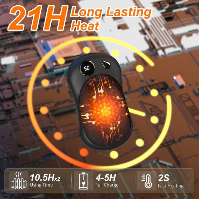 Thumbnail 1 de UODIR Hand Warmer 2-Pack 10000mAh