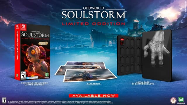 Detalle 2 de Oddworld: Soulstorm Limited Oddition for Nintendo Switch (Action-Adventure Platformer)
